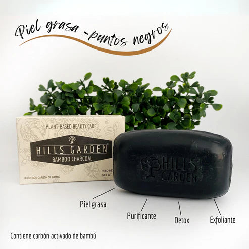 Jabón Carbón Bambú - Piel Grasa
