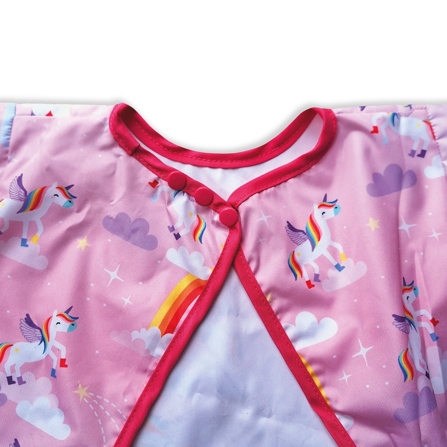 Babero Manga Larga - Unicornios