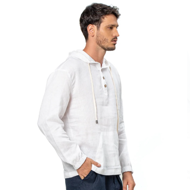 Hoodie Lino - Manga Larga