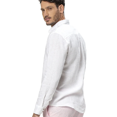 Camisa Lino - Manga Larga