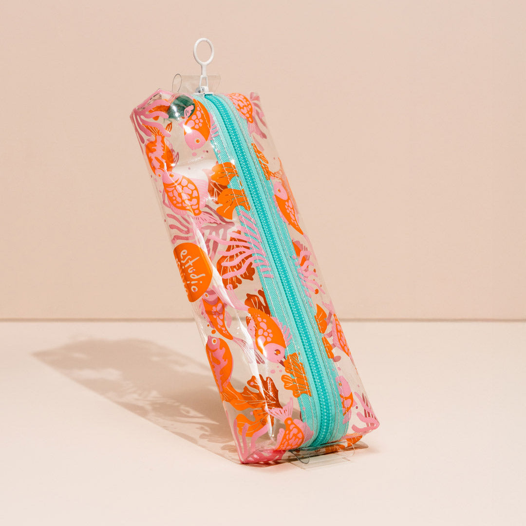 Cartuchera Planchita Fish Orange