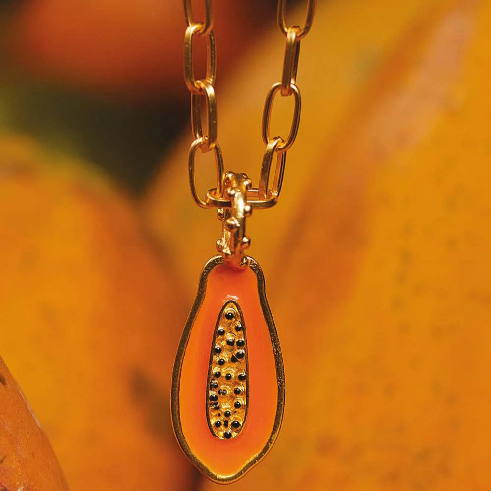 Collar Papaya Tropical