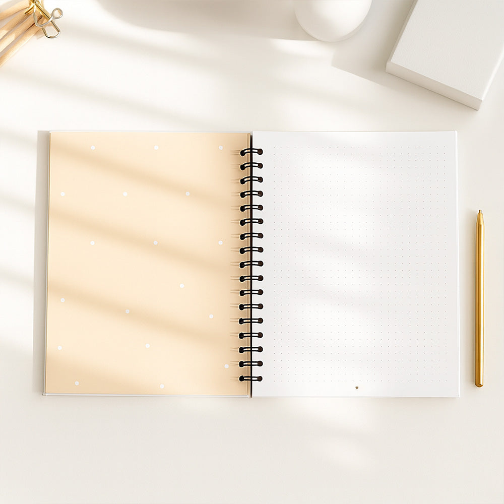 Cuaderno Hojas Punteadas - Terra