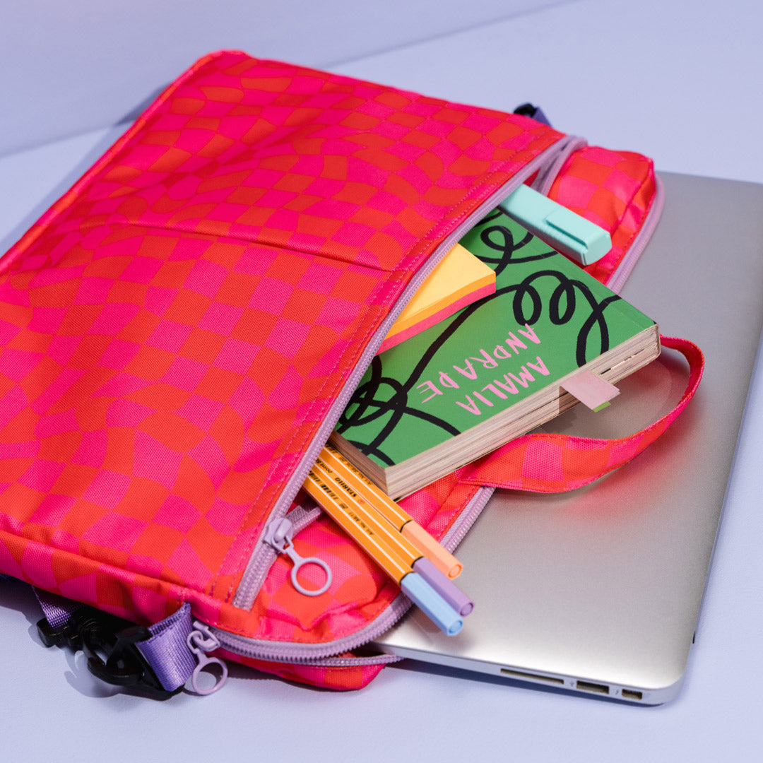 Funda para portátil 13" Cherry Checkers