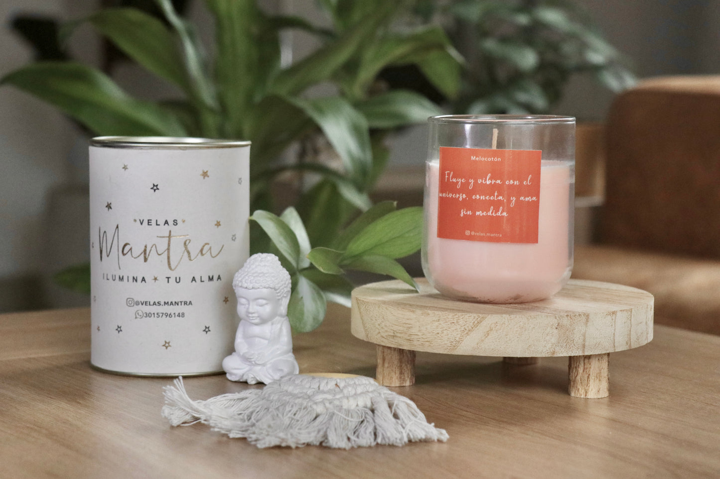 Vela Cera De Colores - Mandarina