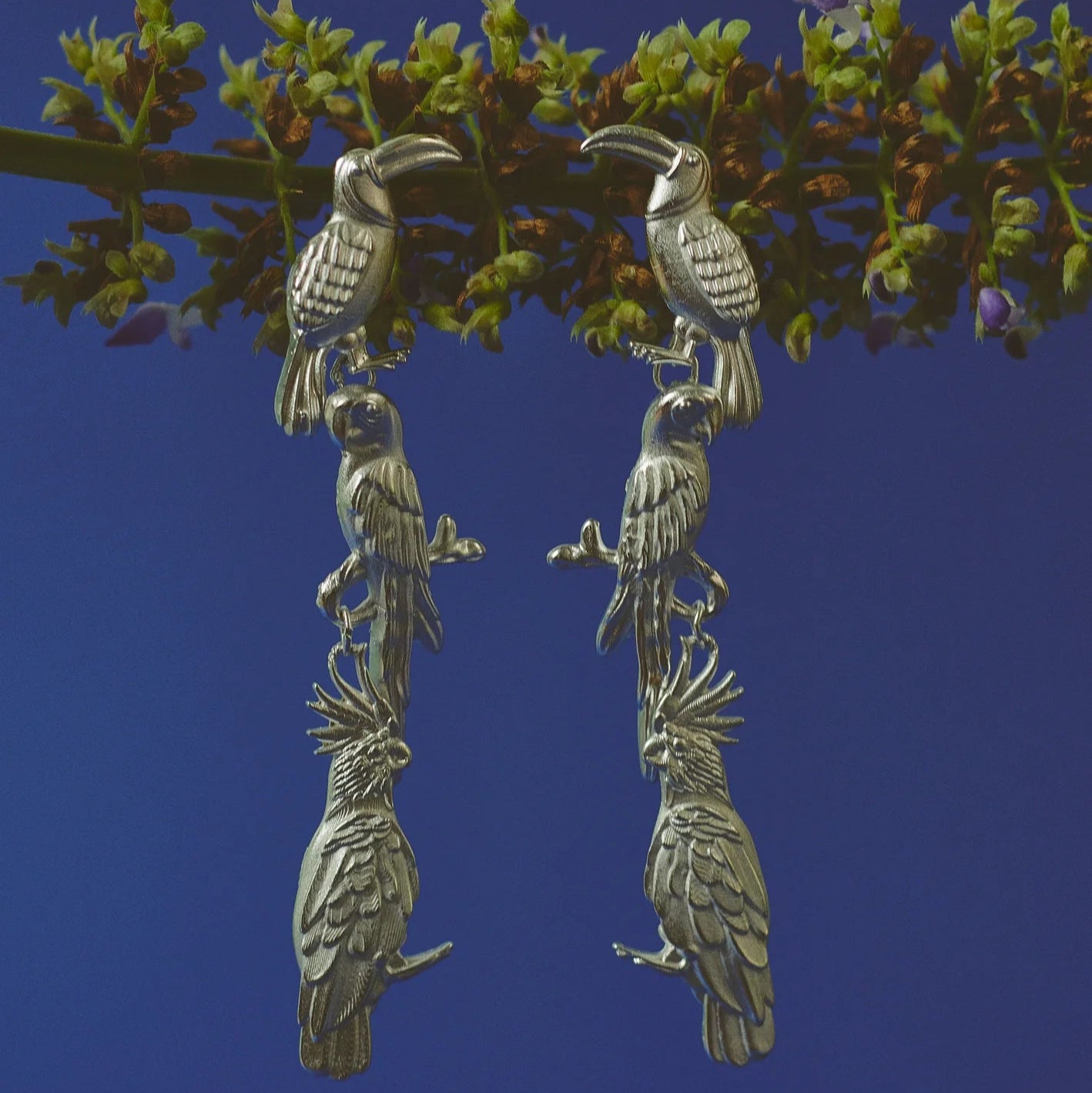 Pendientes Aves Silvestres