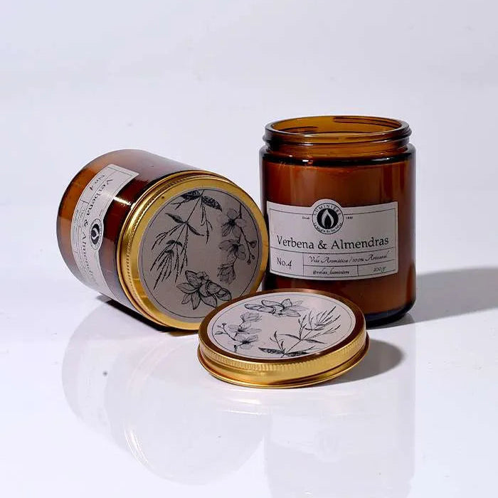 Vela Ámbar - Verbena & Almendras