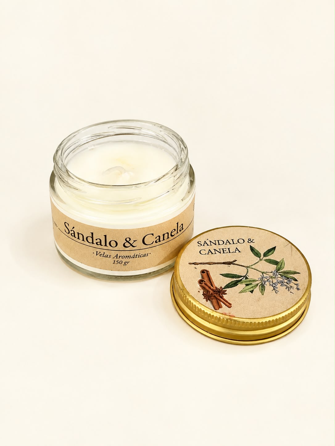 Vela Sándalo Y Canela 50gr