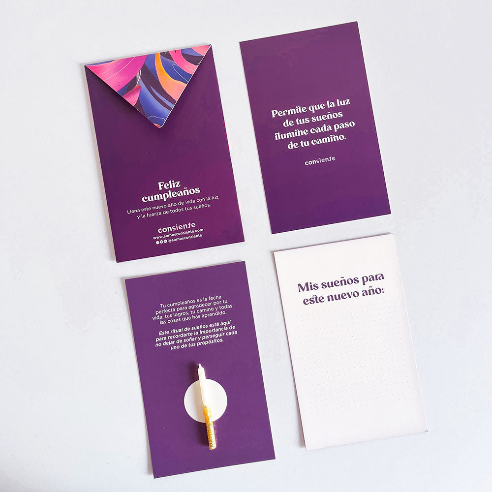 Sobre De Sueños Para Cumpleaños