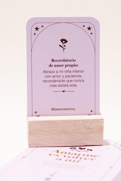 Oráculo con Mensajes y Retos de Amor Propio