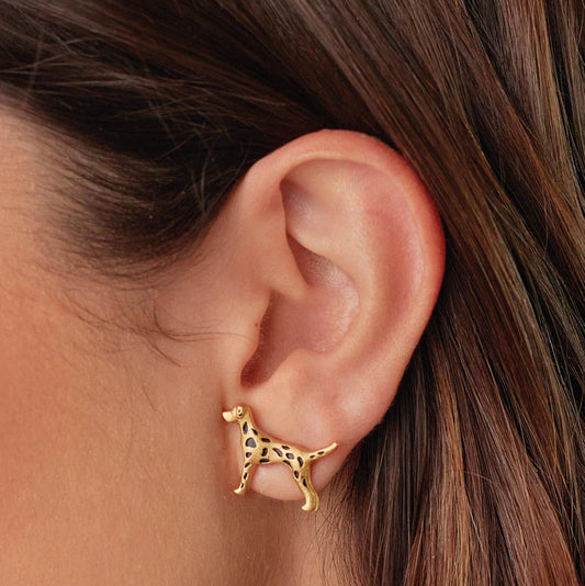 Aretes Dálmata Polka Print