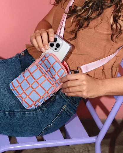 Bolso Porta Celular - Wine Checkers