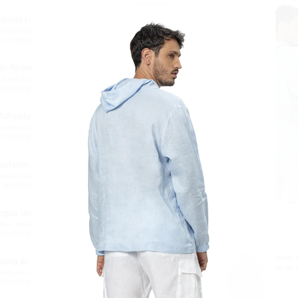 Hoodie Lino - Manga Larga