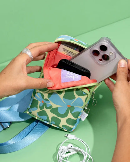 Bolso Porta Celular - Bubble Flowers
