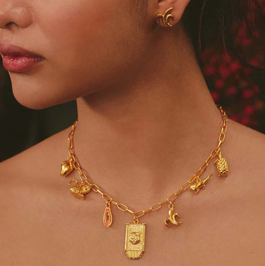 Collar + Aretes Del Trópico
