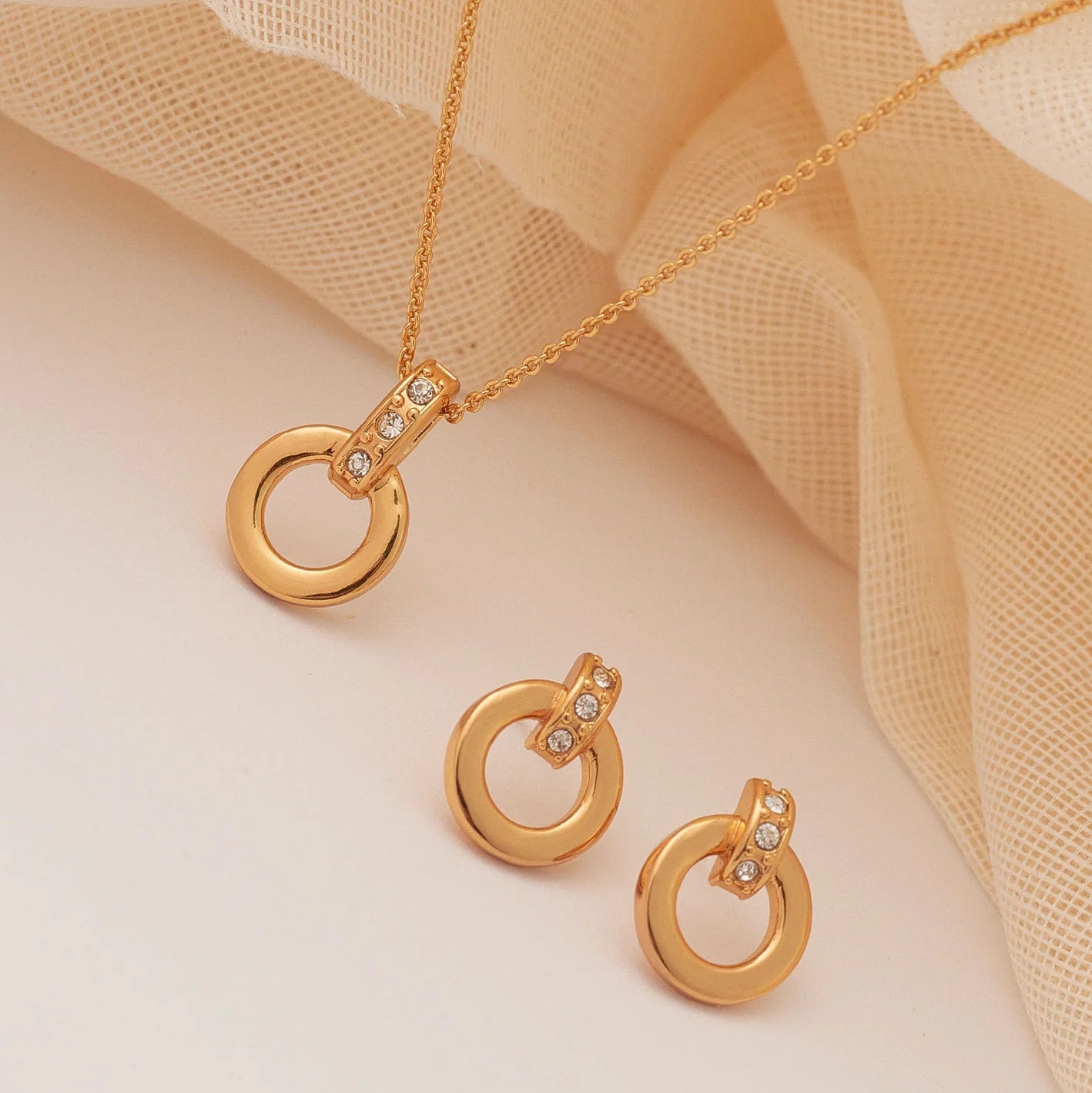 Collar + Aretes Lyon