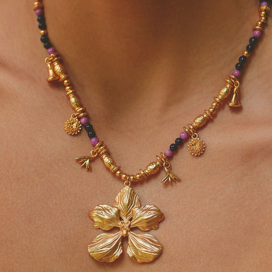 Collar Orquídea