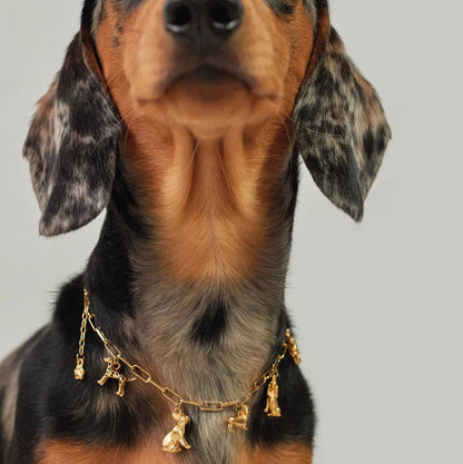 Collar de Charms + Topos Dog Mom