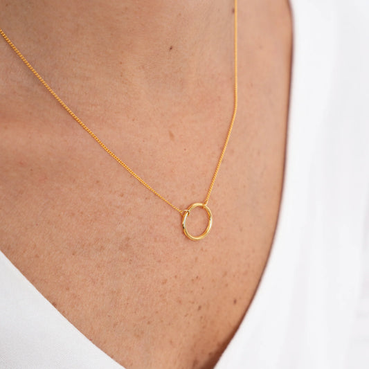 Collar Cadena Oro Karma