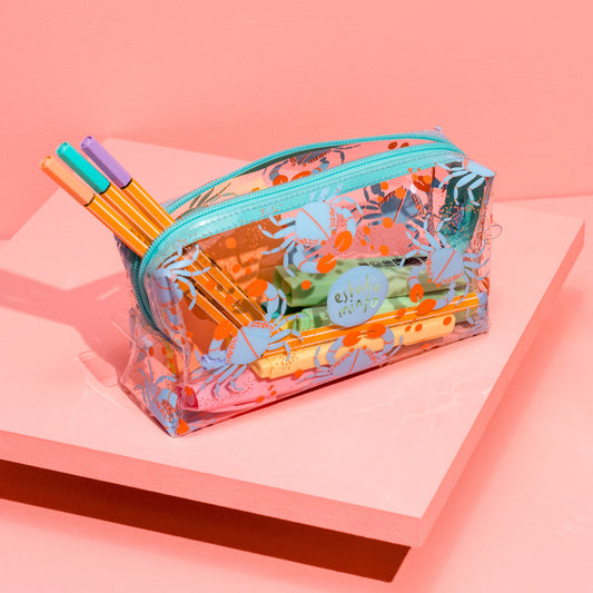 Cosmetiquera Friday Crab Cielo