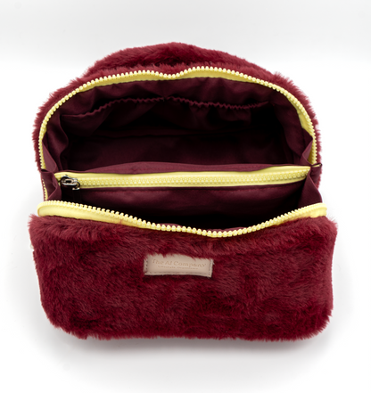Cosmetiquera Fur - Cherry