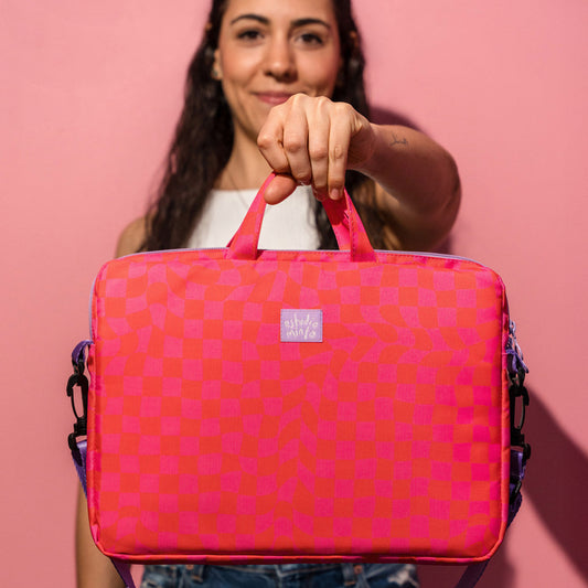 Funda para portátil 13" Cherry Checkers