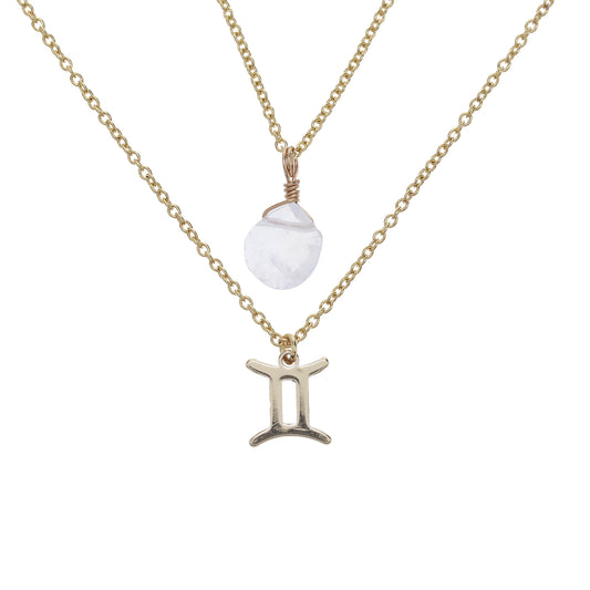 Collar Piedra Géminis