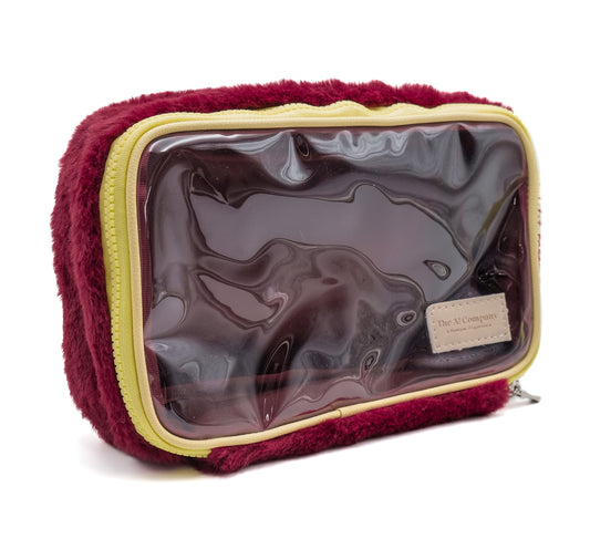 Glassy Bag M Fur - Cherry