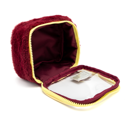 Glassy Bag S Fur - Cherry