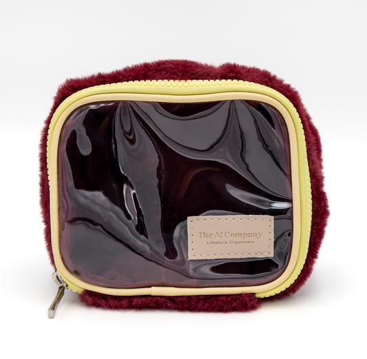Glassy Bag S Fur - Cherry