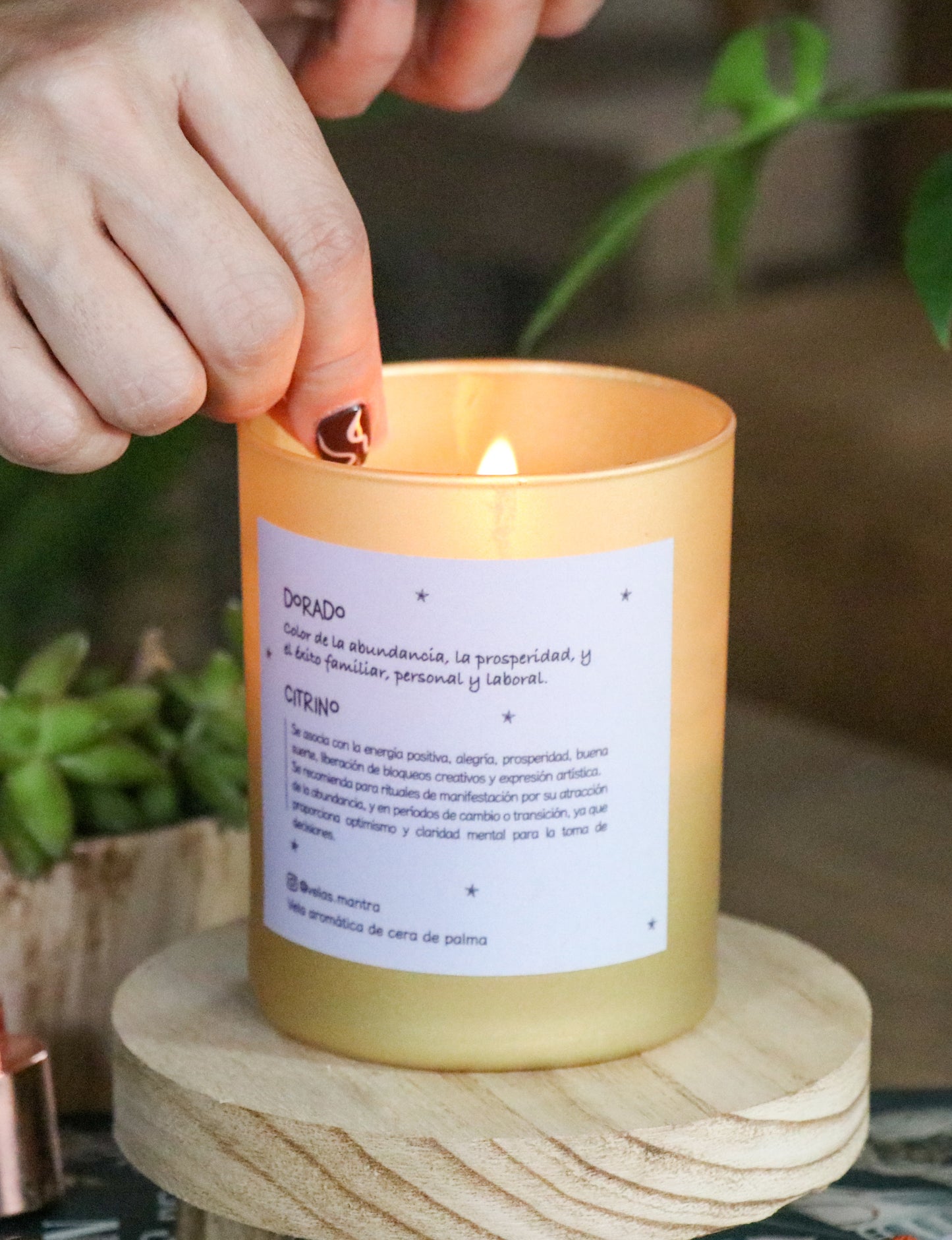 Vela - Cuarzo Dorado