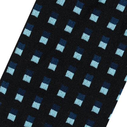 Medias Cuadrados Azules
