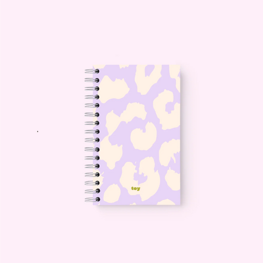 Little Notebook Animal Print Lila