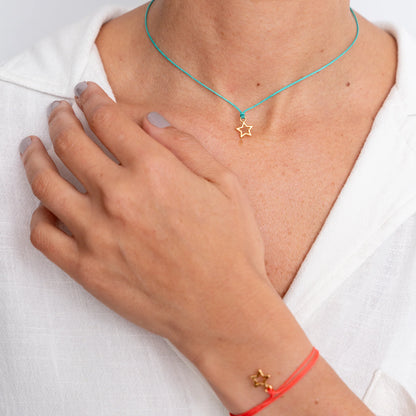 Pulsera Hilo Estrella x2