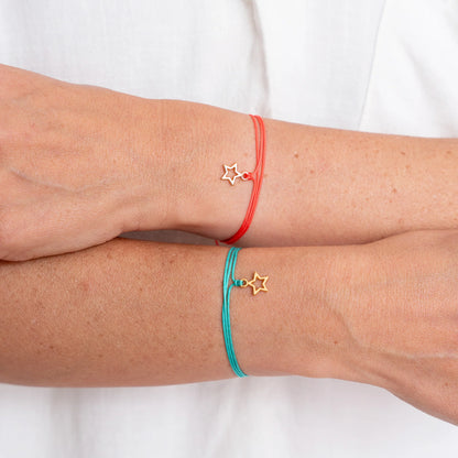 Pulsera Hilo Estrella x2