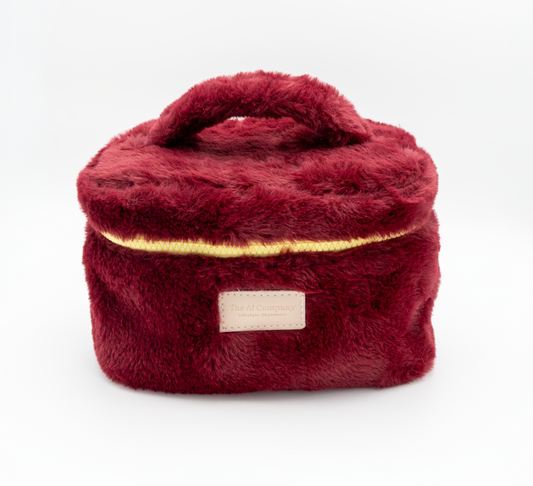 Vanity Bag Fur - Cherry
