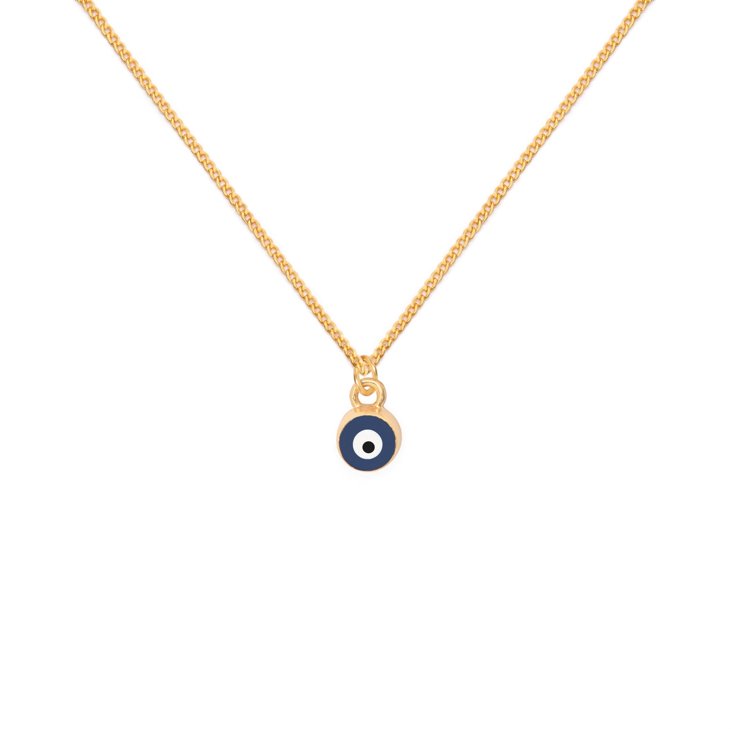 Collar Cadena Oro Ojo Turco
