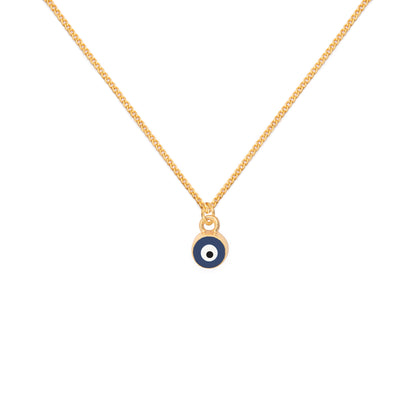 Collar Cadena Oro Ojo Turco