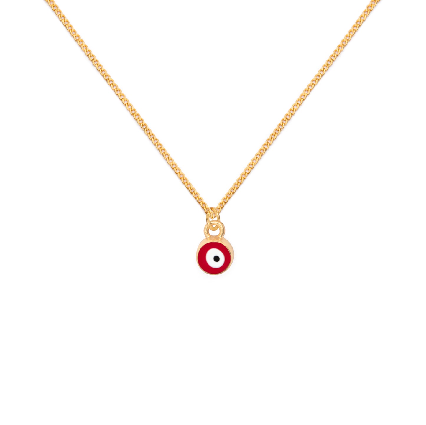 Collar Cadena Oro Ojo Turco
