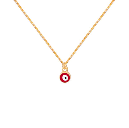 Collar Cadena Oro Ojo Turco