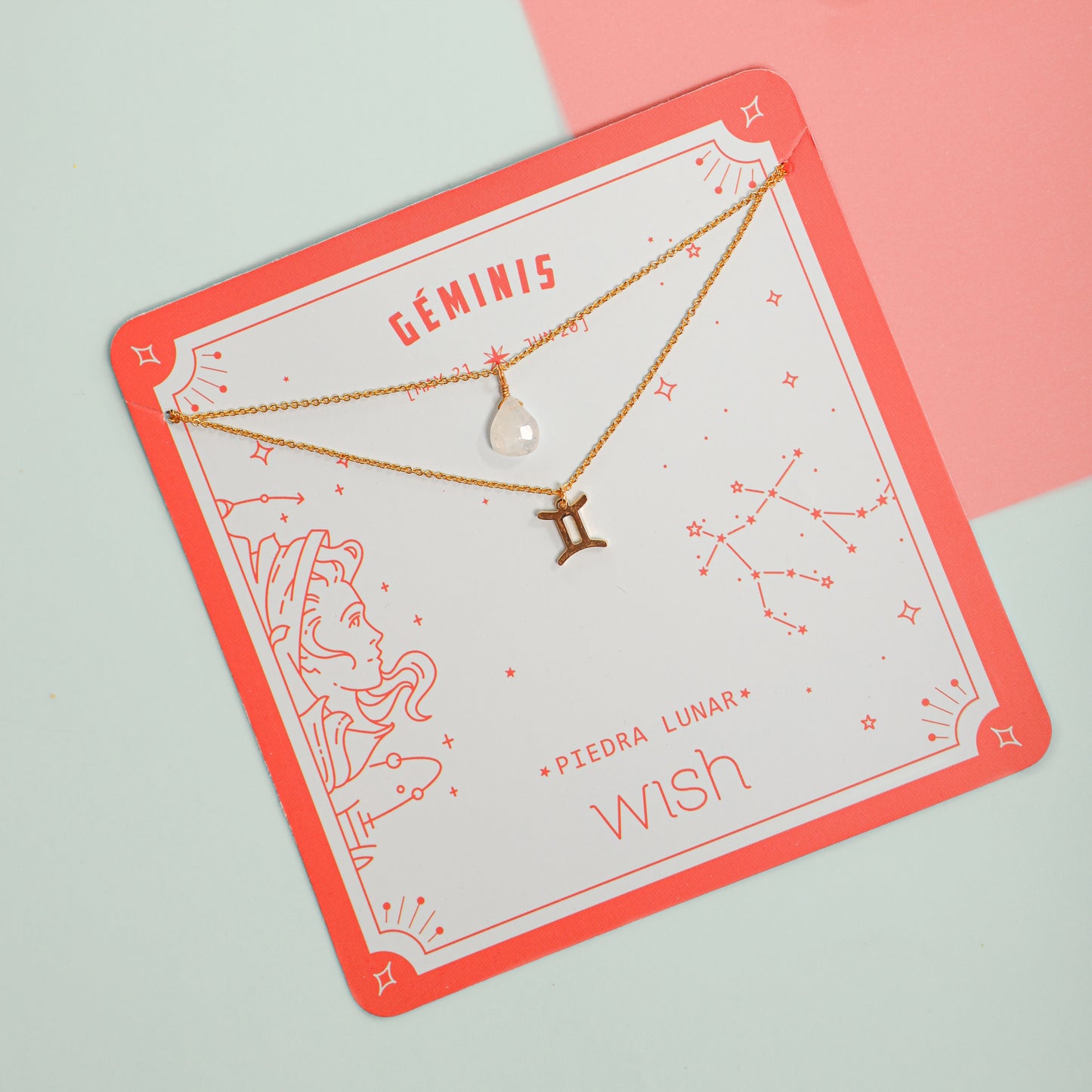 Collar Piedra Géminis
