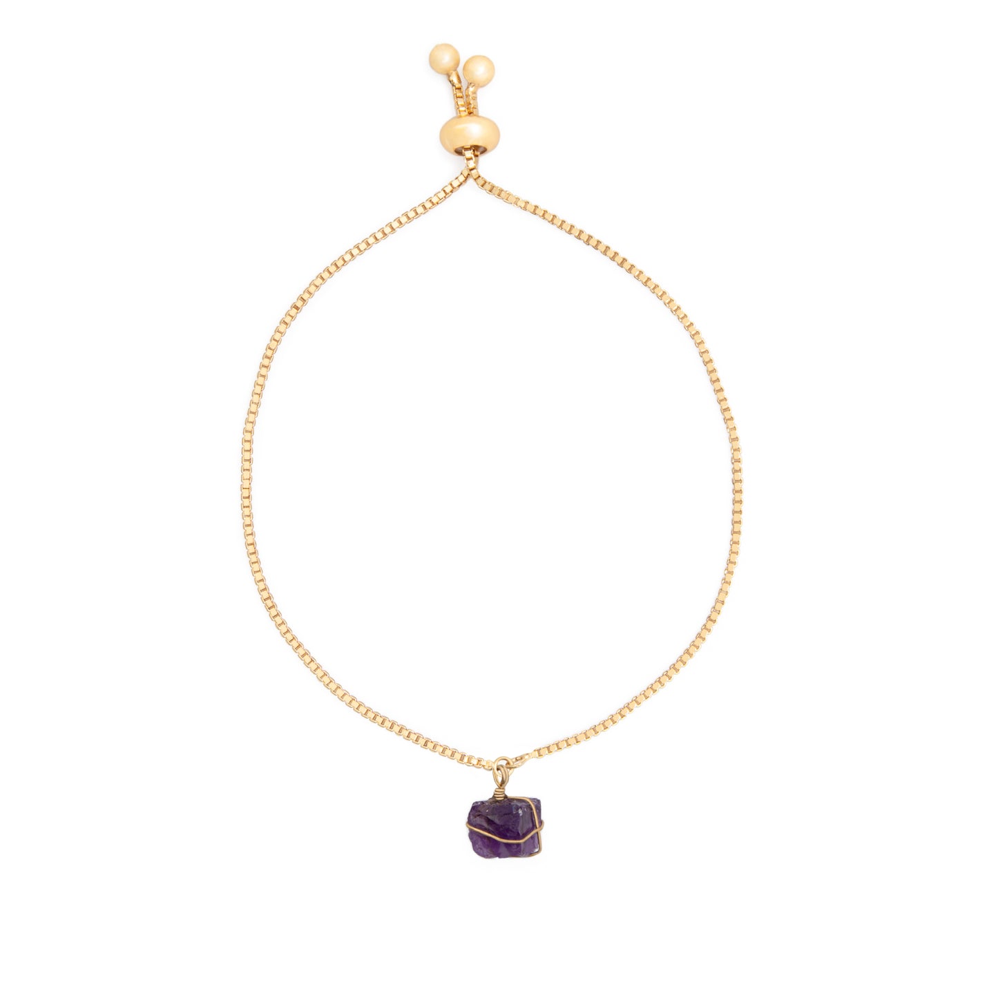 Pulsera Oro Amatista