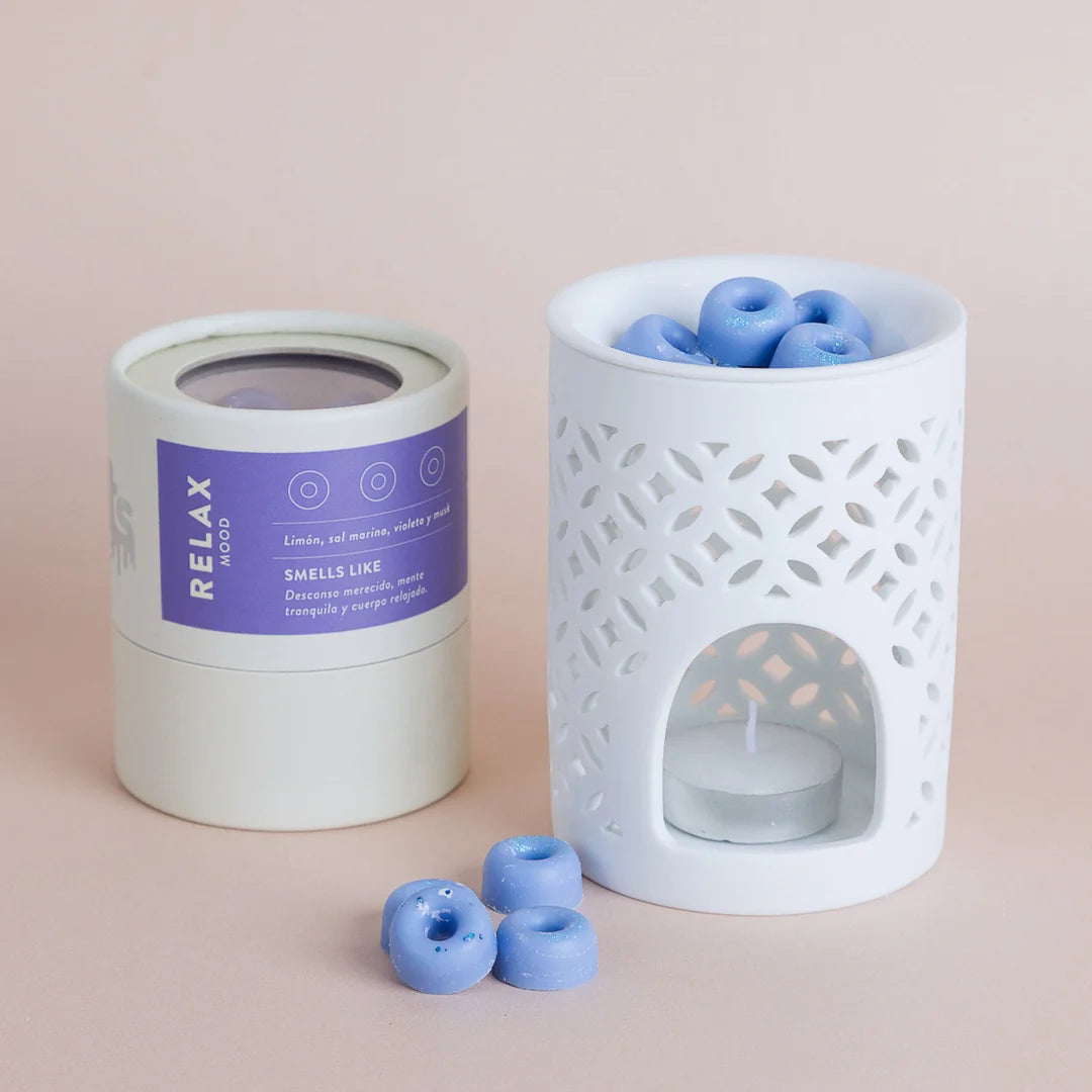 Calentador Wax Melt Blanco