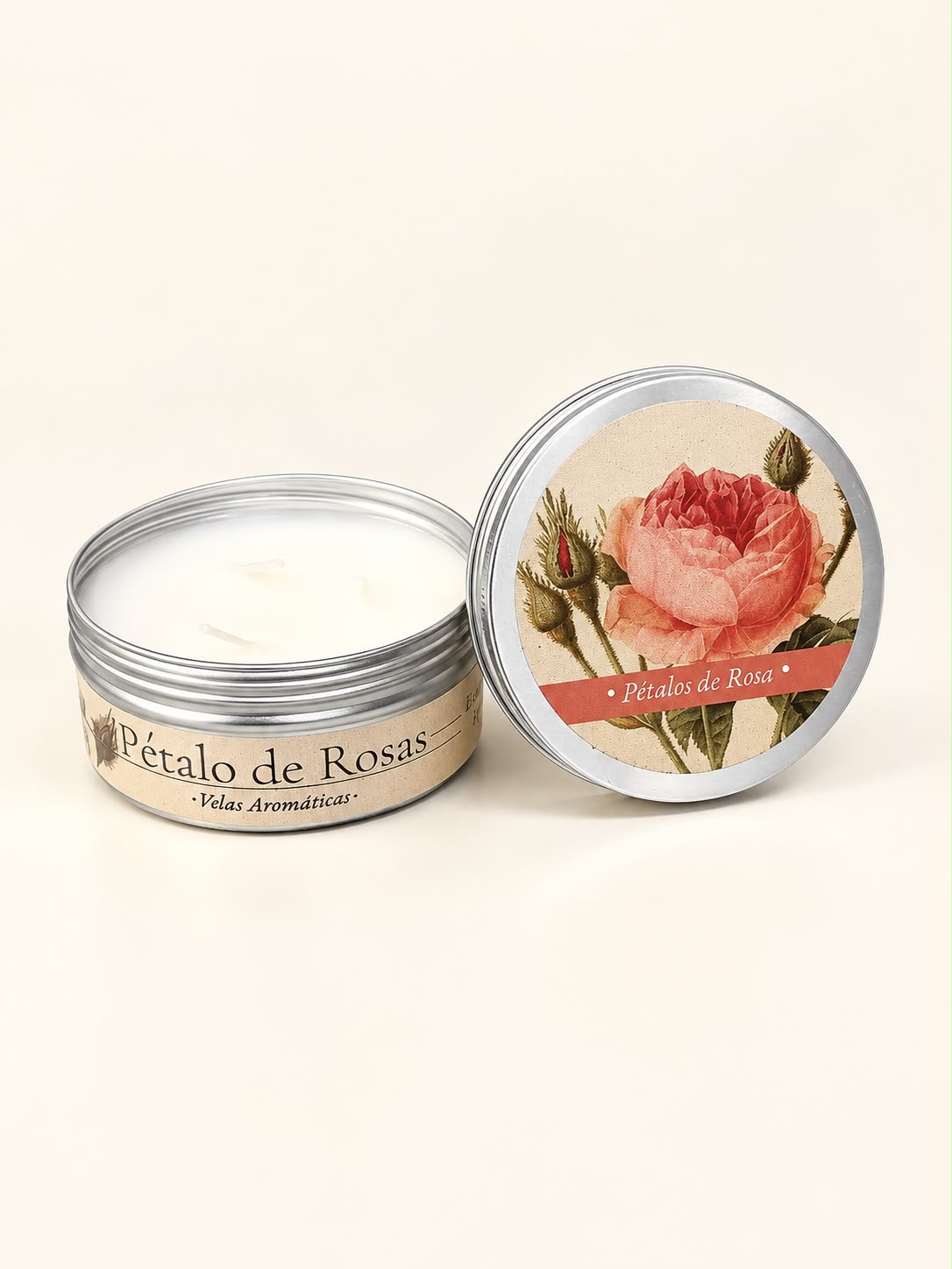 Lata Pétalos De Rosas