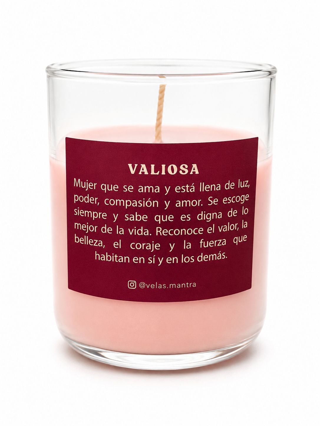 Vela Cera De Colores - Rosada