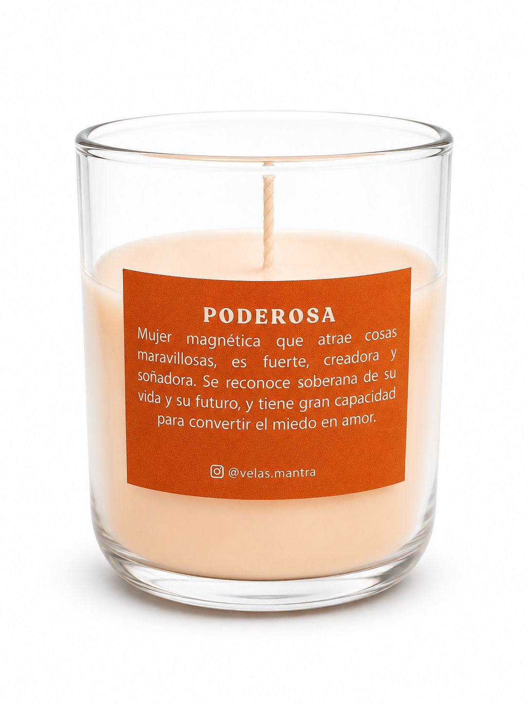 Vela Cera De Colores - Naranja