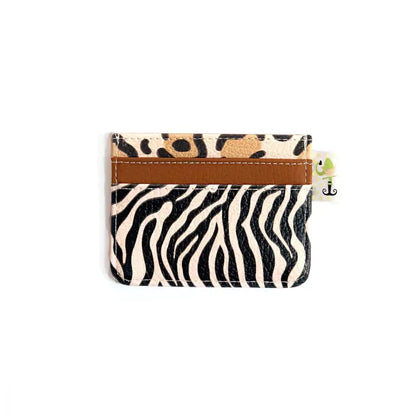 Tarjetero Rainbow Animal Print Rosa