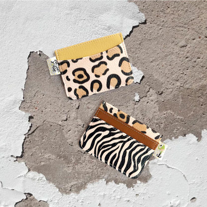 Tarjetero Rainbow Animal Print Rosa